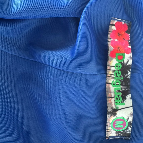 Desigual Teal and Blue Artistic Mini Dress - Picture 5 of 5